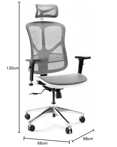 Chaise de Bureau Ergonomique Diablo V-Basic avec Accoudoirs 3D et Dossier Réglable