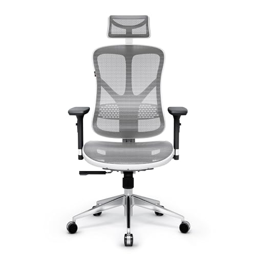 Chaise de Bureau Ergonomique Diablo V-Basic avec Accoudoirs 3D et Dossier Réglable
