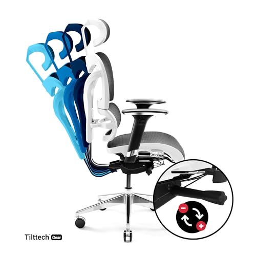 Chaise de Bureau Ergonomique Diablo V-Commander avec Accoudoirs 3D et Soutien Lombaire