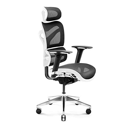 Chaise de Bureau Ergonomique Diablo V-Commander avec Accoudoirs 3D et Soutien Lombaire