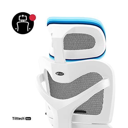 Chaise de Bureau Ergonomique Diablo V-Commander avec Accoudoirs 3D et Soutien Lombaire