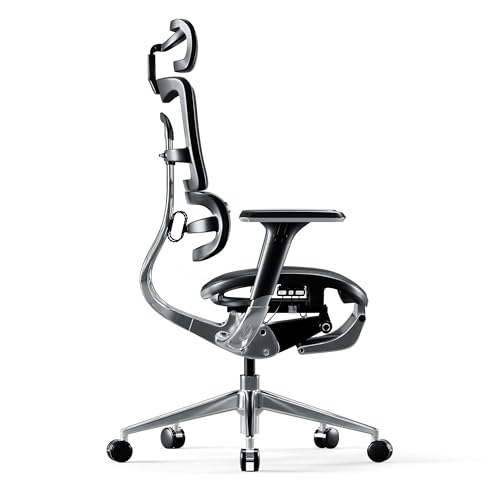 Chaise de Bureau Ergonomique Diablo V-Master avec Accoudoirs 3D et Repose-Pieds
