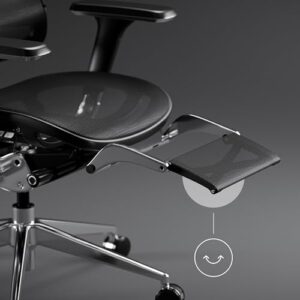 Chaise de Bureau Ergonomique Diablo V-Master avec Accoudoirs 3D et Repose-Pieds