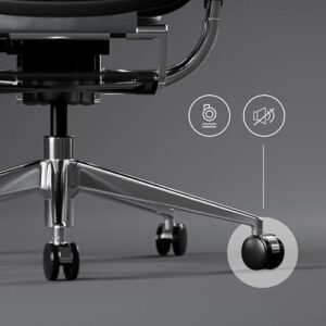Chaise de Bureau Ergonomique Diablo V-Master avec Accoudoirs 3D et Repose-Pieds