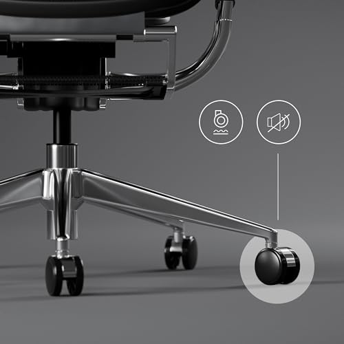 Chaise de Bureau Ergonomique Diablo V-Master avec Accoudoirs 3D et Repose-Pieds