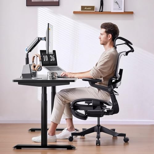 Chaise de Bureau Ergonomique HINOMI H1 Pro V2 avec Repose Pied et Accoudoirs 5D