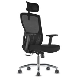 Chaise de Bureau Ergonomique Maille Respirante – Fauteuil Confortable Réglable 150KG