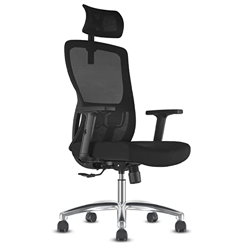 Chaise de Bureau Ergonomique Maille Respirante – Fauteuil Confortable Réglable 150KG