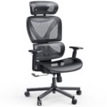 Chaise de Bureau Ergonomique NOBLEWELL avec Support Lombaire et Accoudoirs 3D