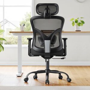 Chaise de Bureau Ergonomique NOBLEWELL avec Support Lombaire et Inclinaison à 130°