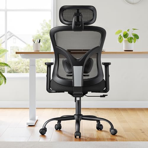 Chaise de Bureau Ergonomique NOBLEWELL avec Support Lombaire et Inclinaison à 130°