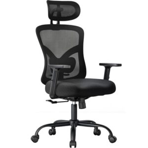 Chaise de Bureau Ergonomique NOBLEWELL avec Support Lombaire et Inclinaison à 130°