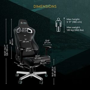 Chaise de Bureau Ergonomique Noblechairs Epic – Edition Formula One 2021