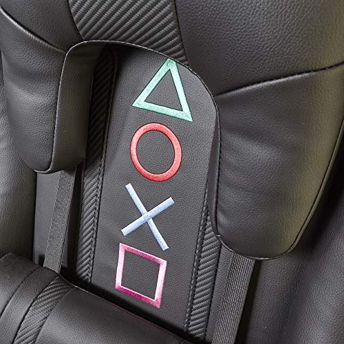 Chaise de Bureau Ergonomique X Rocker Amarok pour Playstation avec LED et Accoudoirs 3D