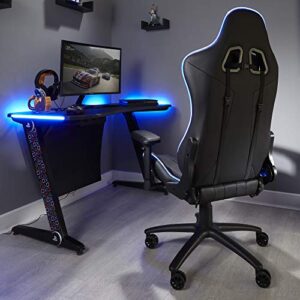 Chaise de Bureau Ergonomique X Rocker Amarok pour Playstation avec LED et Accoudoirs 3D