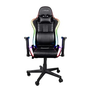 Chaise de Bureau Gamer Trust Gaming GXT 716 Rizza RGB LED Noir
