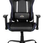 Chaise de Bureau Gaming Konix FFF - Inclinaison 150°, Cuir Noir