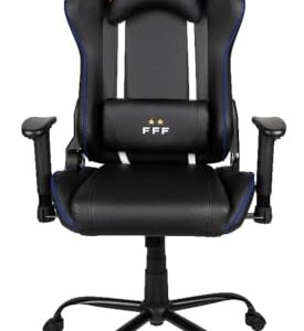 Chaise de Bureau Gaming Konix FFF – Inclinaison 150°, Cuir Noir