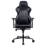 Chaise de Bureau Gaming REKT Comfort-R XL - Noir, Inclinable 180°, Accoudoirs 4D