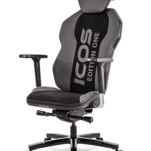 Chaise de Bureau Quersus ICOS Edition One – Tissu Noir