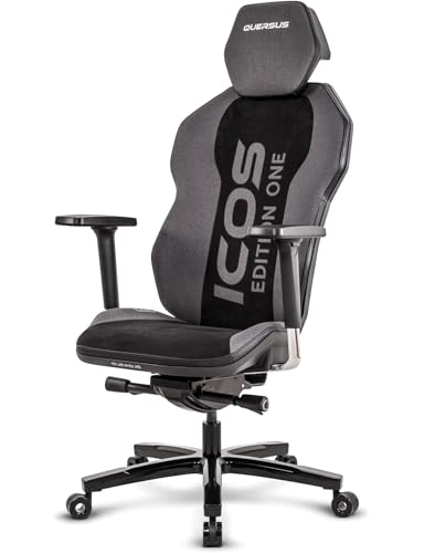 Chaise de Bureau Quersus ICOS Edition One – Tissu Noir