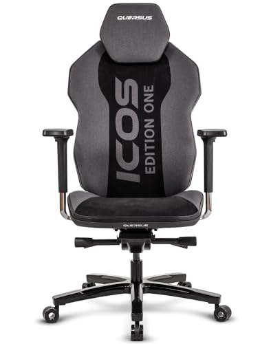 Chaise de Bureau Quersus ICOS Edition One – Tissu Noir