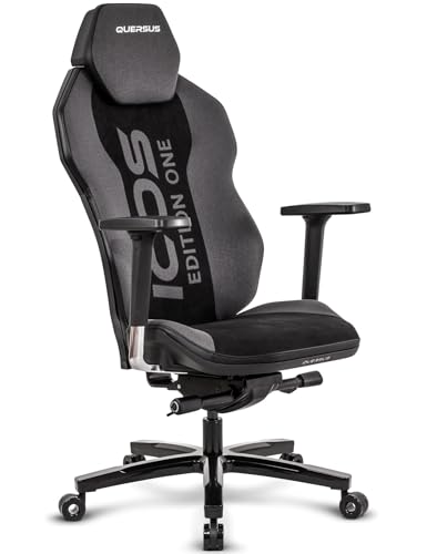 Chaise de Bureau Quersus ICOS Edition One – Tissu Noir
