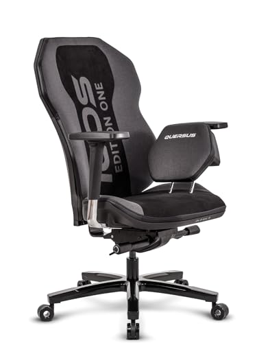 Chaise de Bureau Quersus ICOS Edition One – Tissu Noir