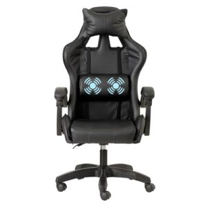 Chaise de Gaming Ergonomique Baroni Home avec Massage Lombaire et Réglages