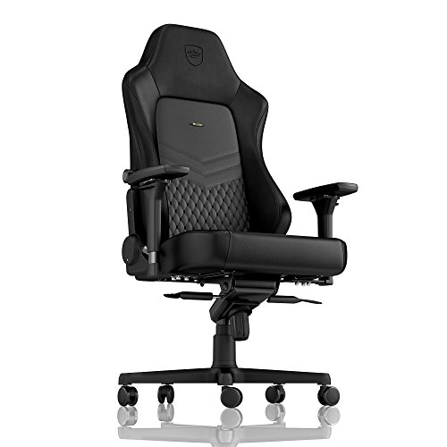 Chaise de Gaming Noblechairs Hero en Cuir Véritable Noir