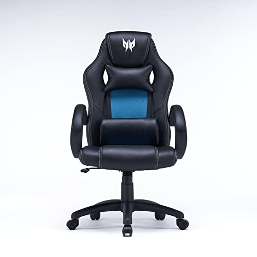 Chaise de Gaming Predator Rift Essential avec Accoudoirs Réglables et Coussin Lombaire