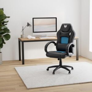 Chaise de Gaming Predator Rift Essential avec Accoudoirs Réglables et Coussin Lombaire