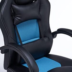 Chaise de Gaming Predator Rift Essential avec Accoudoirs Réglables et Coussin Lombaire