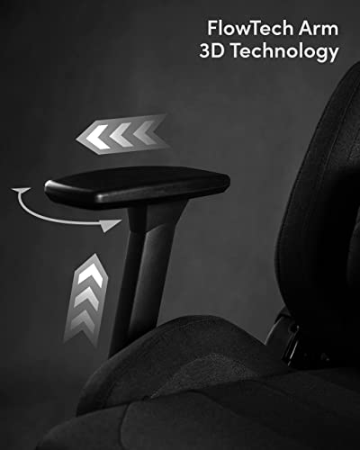 Chaise de Gaming SENSE7 Sentinel Extra Size, Plaque HDF, Noir