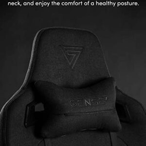 Chaise de Gaming SENSE7 Sentinel Extra Size, Plaque HDF, Noir