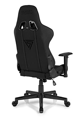 Chaise de Gaming SENSE7 Spellcaster Extra Size en Plaque HDF, Noire