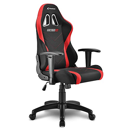 Chaise de Gaming Sharkoon SGS2 Jr Rouge pour Enfants
