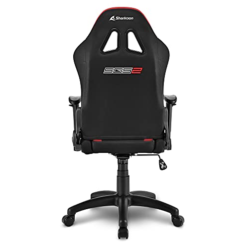 Chaise de Gaming Sharkoon SGS2 Jr Rouge pour Enfants
