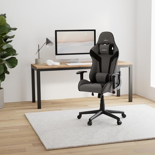 Chaise de Jeu DRIFT GAMING DR90DGB – Tissu, Accoudoirs 2D, Inclinaison