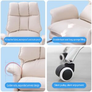Chaise de Jeu Ergonomique JSLJJBD Noir avec Repose-Pieds et Inclinable
