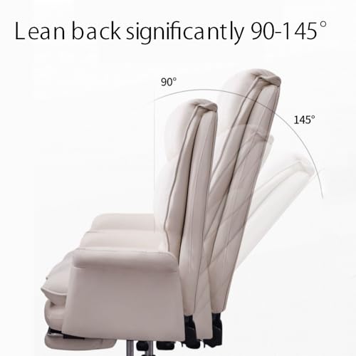 Chaise de Jeu Ergonomique JSLJJBD Noir avec Repose-Pieds et Inclinable