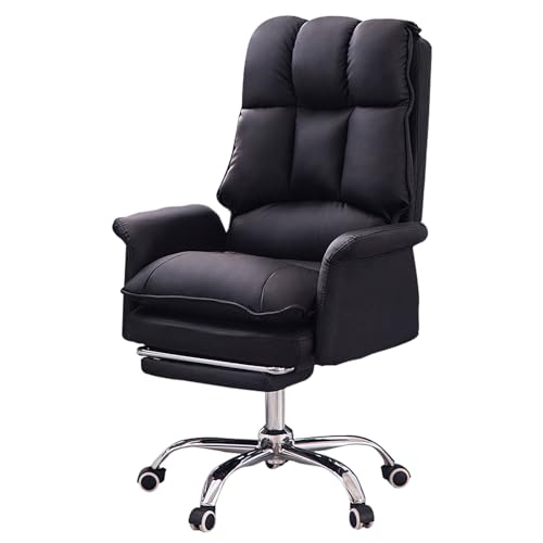 Chaise de Jeu Ergonomique JSLJJBD Noir avec Repose-Pieds et Inclinable