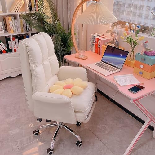 Chaise de Jeu Ergonomique JSLJJBD Noir avec Repose-Pieds et Inclinable