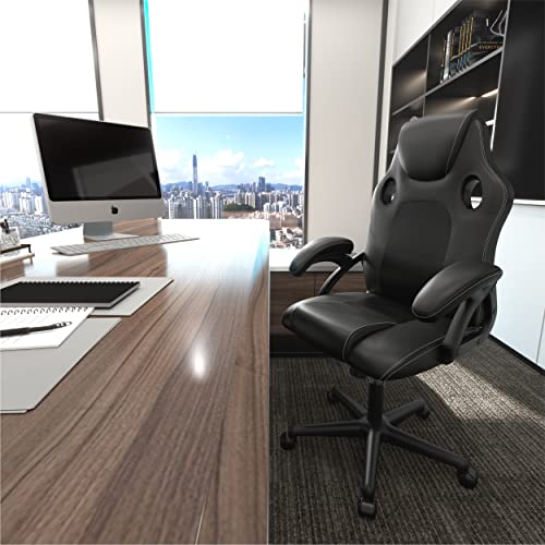 Chaise de Jeu Ergonomique Play Haha – Bureau et Ordinateur (Noir)