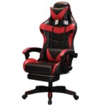 Chaise de Jeu Ergonomique Réglable 360° avec Accoudoirs et Coussins Confortables