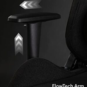 Chaise de Jeu Ergonomique SENSE7 Vanguard avec Coussins Ajustables – Noir
