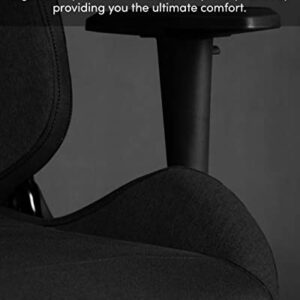 Chaise de Jeu Ergonomique SENSE7 Vanguard avec Coussins Ajustables – Noir