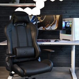 Chaise de Jeu et Bureau Arozzi Torretta Premium SoftSPU™ – Pure Black