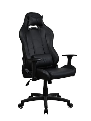 Chaise de Jeu et Bureau Arozzi Torretta Premium SoftSPU™ – Pure Black