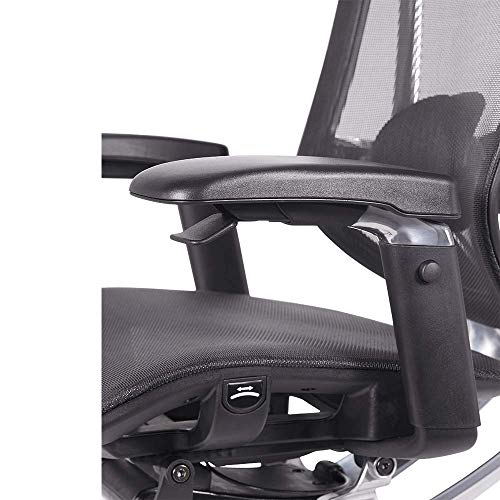 Chaise de bureau ergonomique REKT RGo Max – Accoudoirs 4D, confort optimal.